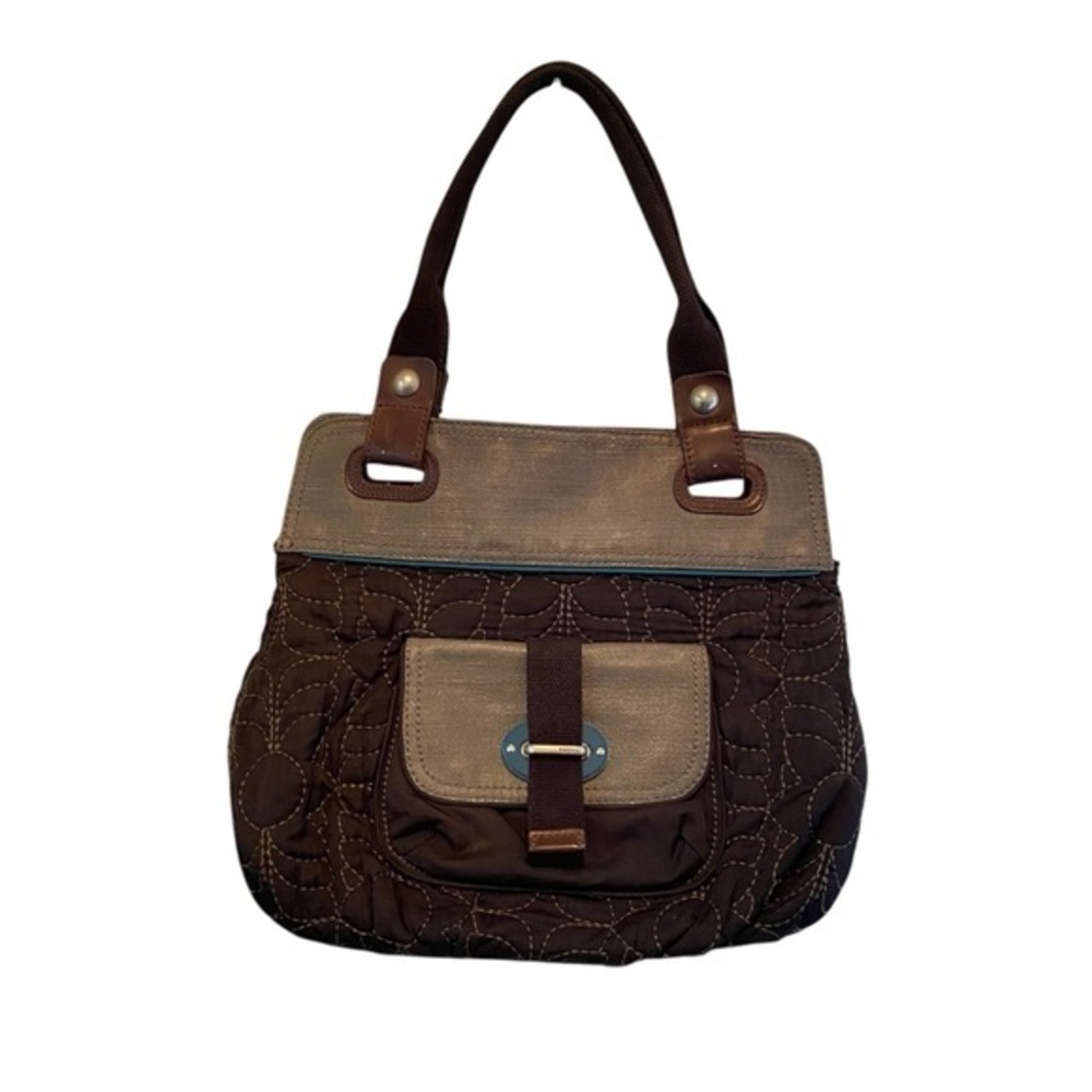 FOSSIL KEY-PER Quilted Tote Bag